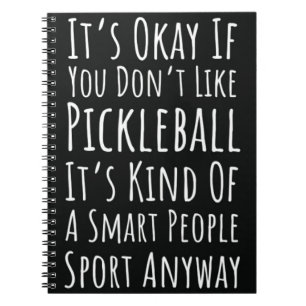 Funny Pickleball Lover Gifts Humour Themed Noteboo Notebook