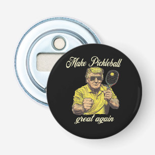 Funny Pickleball Lovers Graphics Pickle Ball Bottle Opener