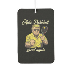 Funny Pickleball Lovers Graphics Pickle Ball Car Air Freshener