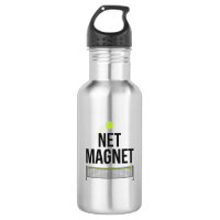Funny Pickleball Net Magnet Stainless Water Bottle