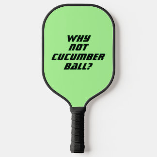 Funny Pickleball Paddle in Green