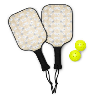 Funny Pickleball Paddle – Monogrammed & Preppy