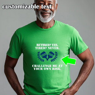 Funny pickleball  Paddle Veteran  T-Shirt