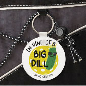 Funny Pickleball Pickle I'M KIND OF A BIG DILL Key Ring