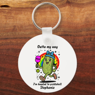 Funny Pickleball  - Pickleball Humour Key Ring