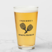 Funny Pickleball Pilsner Style Beer Glass