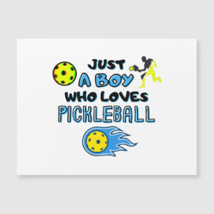 Funny Pickleball Player Just A Boy Who Loves Pickl
