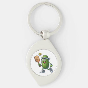 Funny Pickleball Player Paddleball Lover  Key Ring