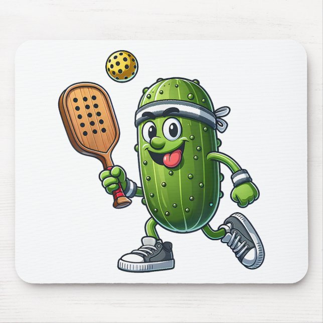 Funny Pickleball Player Paddleball Lover  Mouse Pad (Front)