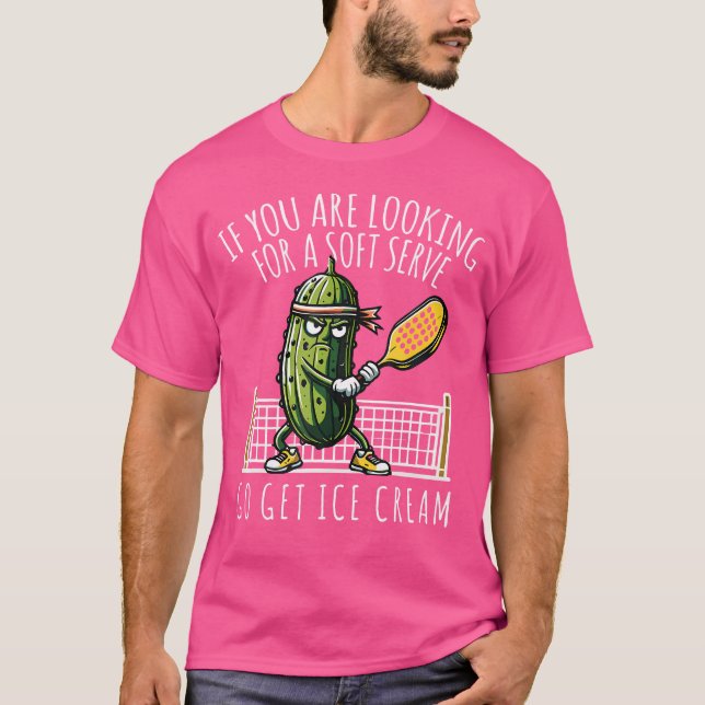 Funny Pickleball Player Paddleball Lover T-Shirt (Front)