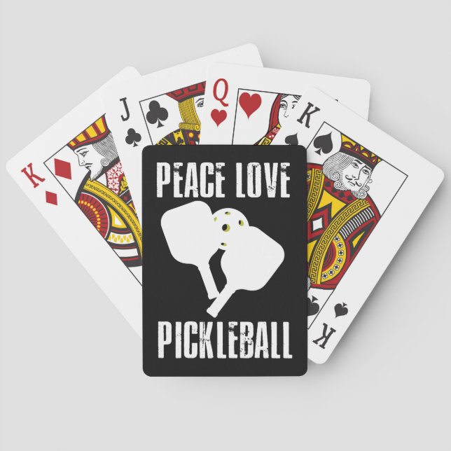 Funny Pickleball  Playing Cards (Back)
