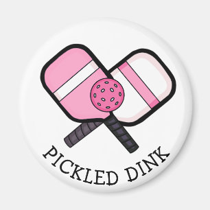 Funny Pickleball Pun Magnet