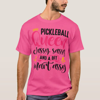 Funny Pickleball Queen Graphic For Women Picklebal T-Shirt