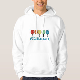 Funny Pickleball Retro Vintage Hoodie