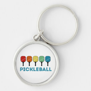 Funny Pickleball Retro Vintage  Key Ring