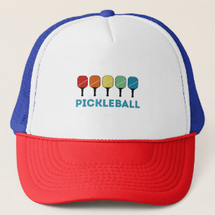 Funny Pickleball Retro Vintage  Trucker Hat