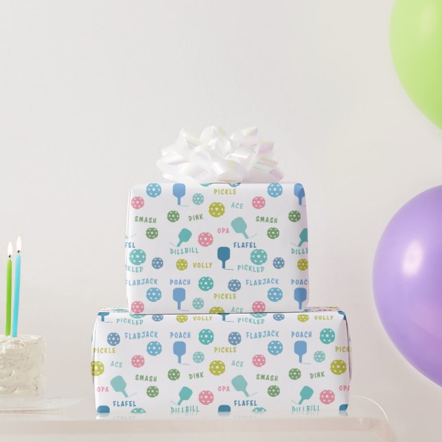 Funny Pickleball Talk  Wrapping Paper (Party Gifts)
