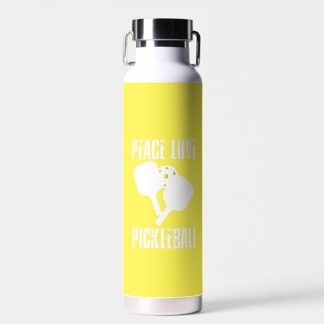 Funny Pickleball Water Bottle (Front)