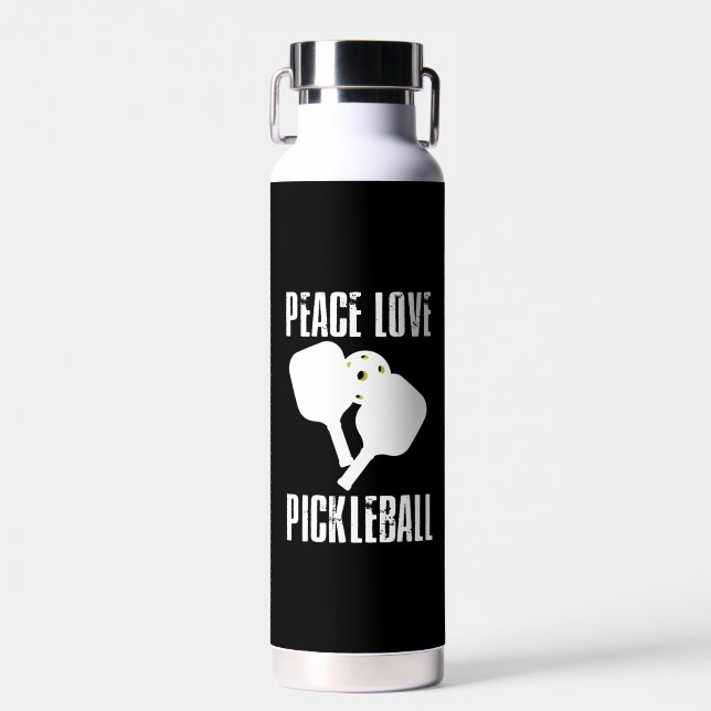 Funny Pickleball Water Bottle (Front)