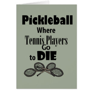 Funny Pickleball Where Tennis Players go to Die