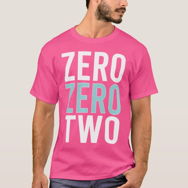 Funny Pickleball Zero Zero Two Dinking T-Shirt (Front)