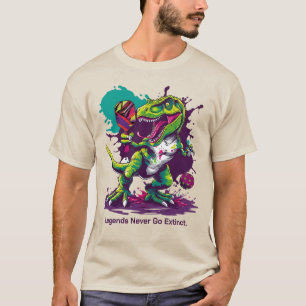 Funny Pickleballasaurus Rex T-Shirt