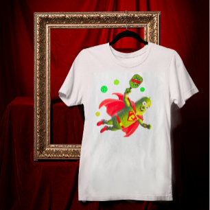 Funny Pickleman on White Personalised T-Shirt