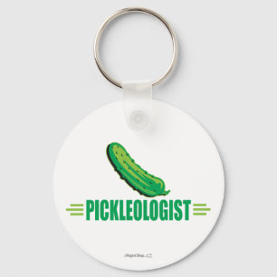 Funny Pickleologist Key Ring