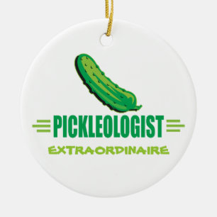 Funny Pickles Ceramic Tree Decoration
