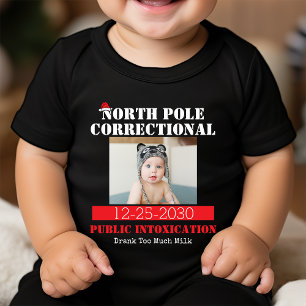 Funny Picture Matching Family Christmas Pajama Baby Bodysuit