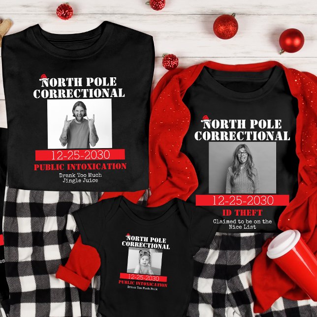 Funny Picture Matching Family Christmas Pajama T-Shirt (Creator Uploaded)