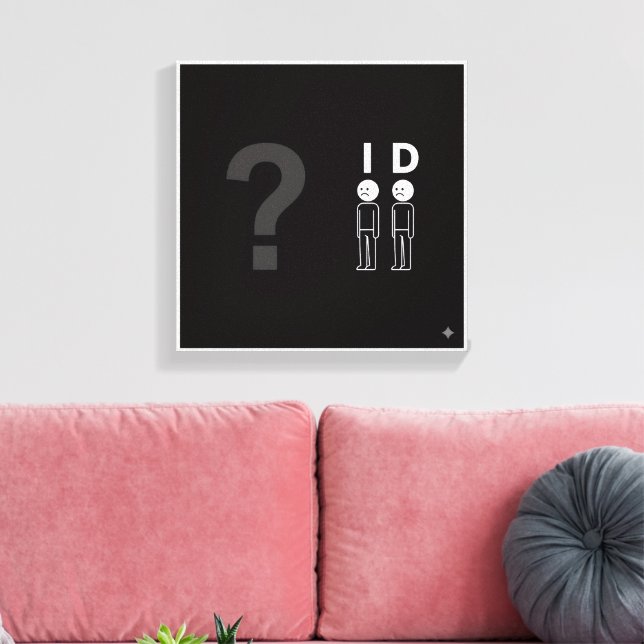 Funny PID Control Art Canvas Print (Insitu(LivingRoom))