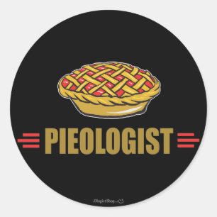Funny Pie Classic Round Sticker