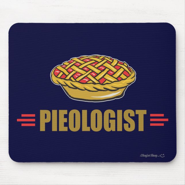 Funny Pie Mouse Pad (Front)