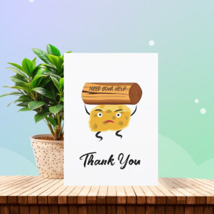 Funny piece of cheese holiday card