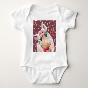 Funny Pig Baby Bodysuit