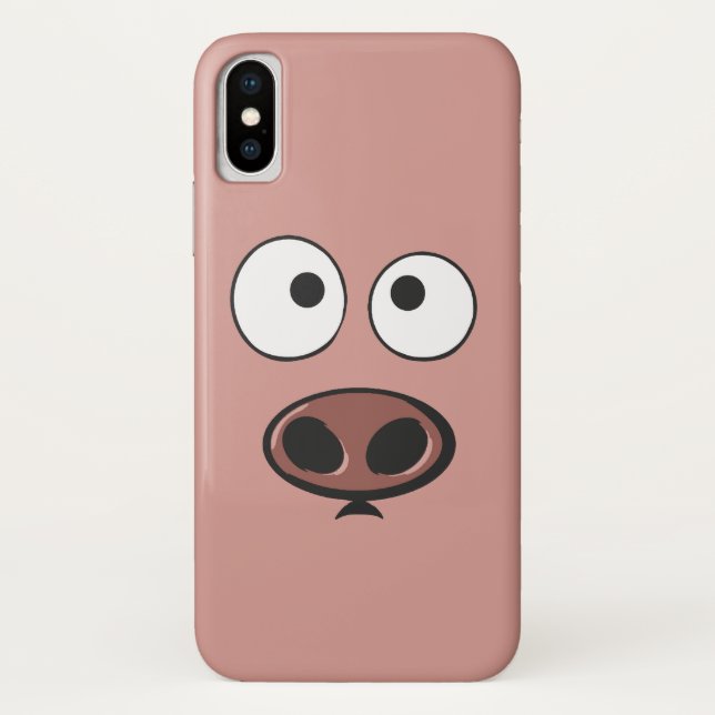 Funny Pig Case-Mate iPhone Case (Back)