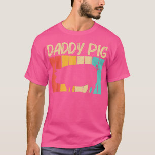 Funny Pig Design For Men Boys Pig Farmer Farm Farm T-Shirt