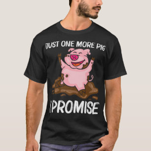 Funny Pig Design For Men Women Hog Farmer Farm Ani T-Shirt