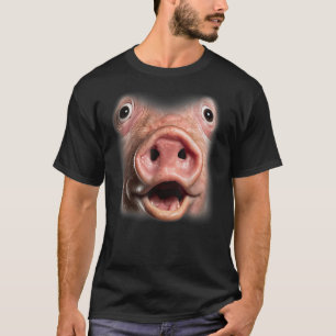 Funny Pig Face Funny Oddly Specific Dank Meme T-Shirt