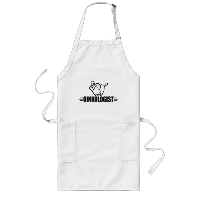 Funny Pig Long Apron (Front)