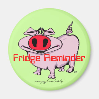 Funny pig marnet magnet