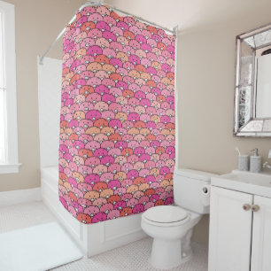 Funny Pig Pattern  Shower Curtain