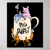 Funny Pig Spit Roast Bbq Party Grill Master Gift 