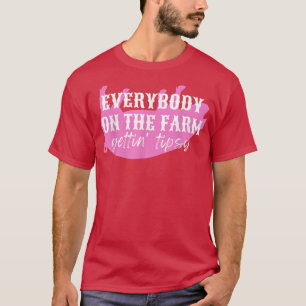 Funny Pigs Piglets, Everybody on the Farm, Gettin  T-Shirt