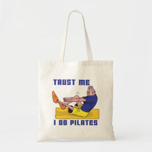 Funny Pilates Tote Bag