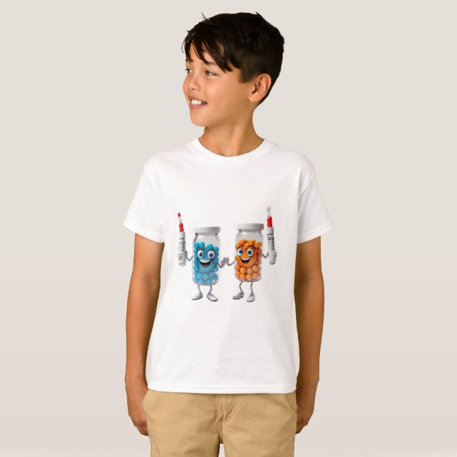 Funny Pill Bottle Tee for child (Front Full)