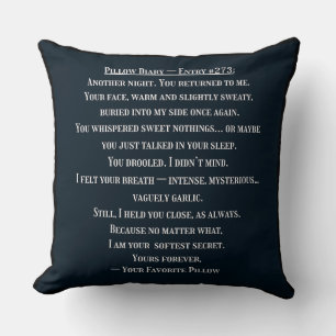 Funny Pillow Diary
