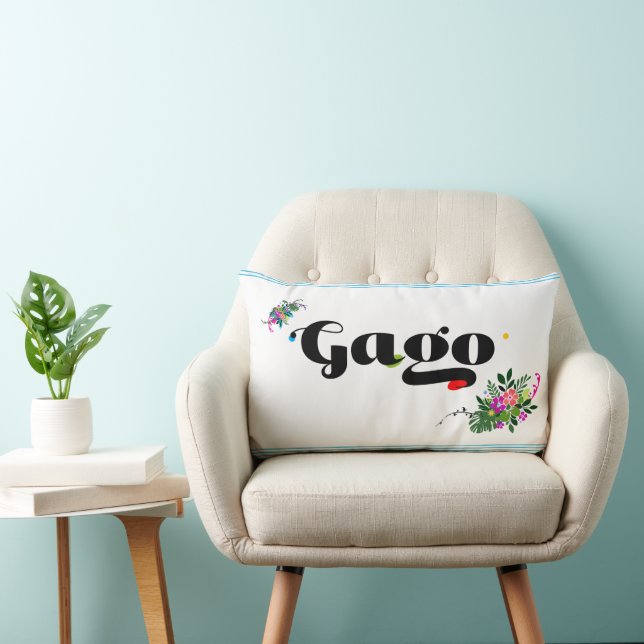 Funny Pillow 'Gago' Filipino Boho Decor (Chair)