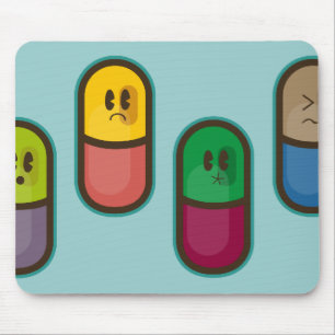 funny pills mousepad